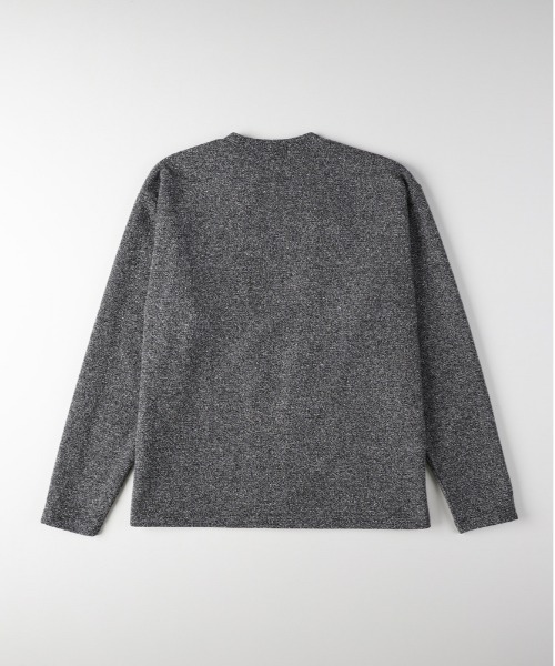 BACK NUMBER（バックナンバー）の「【BACK NUMBER】ロングスリーブカーディガンＴシャツセット(刺繍/ニット/オープンフロント/レイヤード/デイリー/カジュアル)（アンサンブル・メンズ・ブラック/グレー・M/L/XL）」の14枚目の写真