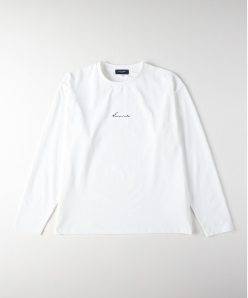 BACK NUMBER（バックナンバー）の「【BACK NUMBER】ロングスリーブカーディガンＴシャツセット(刺繍/ニット/オープンフロント/レイヤード/デイリー/カジュアル)（アンサンブル・メンズ・ブラック/グレー・M/L/XL）」の9枚目の写真