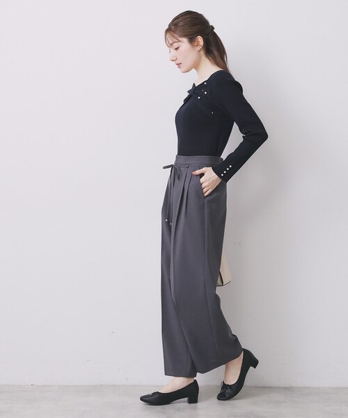 ニット系リボン❁確認用です はしごリボンバイカラーニット【洗濯機可】（ニット/セーター