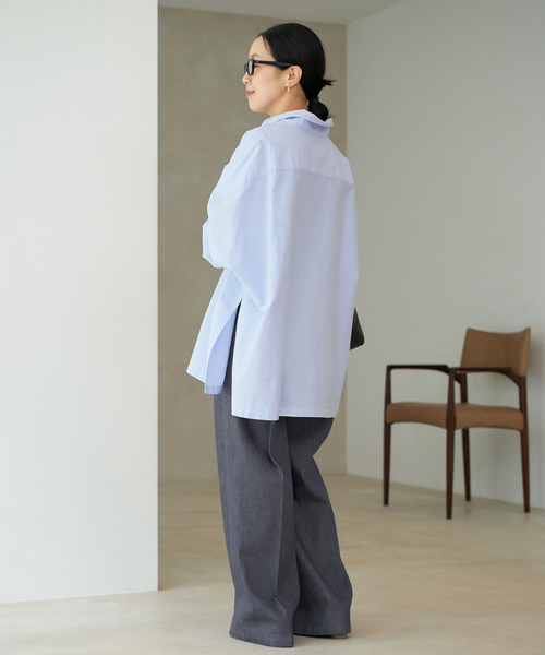 美品 plage CO Poncho シャツ プラージュ plage（プラージュ）の「CO Poncho シャツ◇（シャツ/ブラウス