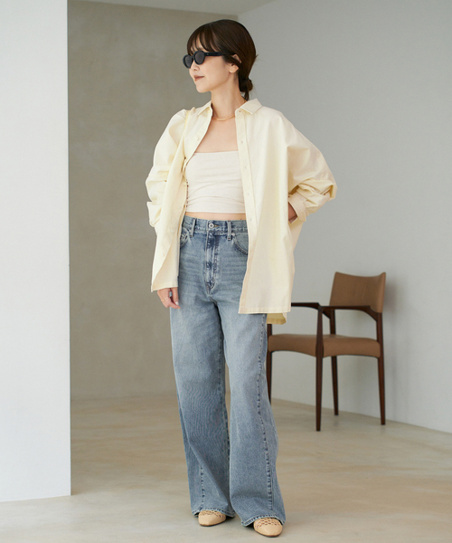 追加》Light OX Poncho シャツ（シャツ/ブラウス）｜Plage（プラージュ