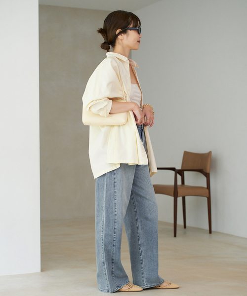 【新品】plage ポンチョ ブラウス グレー ジョーゼット・ポンチョデザインブラウス/40代50代からの