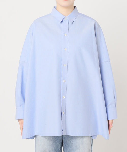 追加》Light OX Poncho シャツ（シャツ/ブラウス）｜Plage（プラージュ