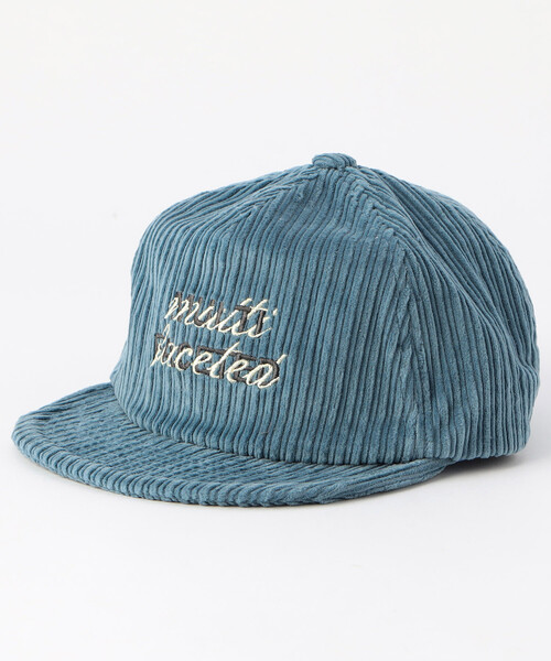 SUBLIME（サブライム）の「SUBLIME/サブライム CORDUROY 5PANEL CAP コーデュロイキャップ（キャップ・メンズ・チャコールグレー/ブラック/サックスブルー/ブラウン・ONE SIZE）」の4枚目の写真
