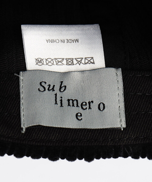 SUBLIME（サブライム）の「SUBLIME/サブライム CORDUROY 5PANEL CAP コーデュロイキャップ（キャップ・メンズ・チャコールグレー/ブラック/サックスブルー/ブラウン・ONE SIZE）」の7枚目の写真