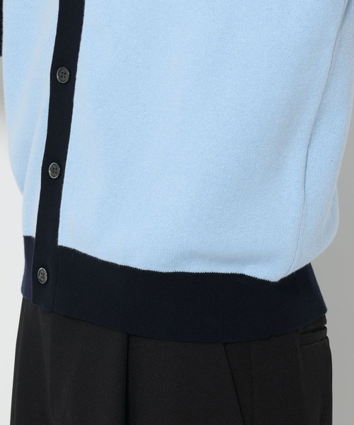 HARE（ハレ）の「ハイショクラインクルーネックカーディガン(HARE)（カーディガン/ボレロ・メンズ・ブラック/ブルー・SMALL/MEDIUM）」の14枚目の写真