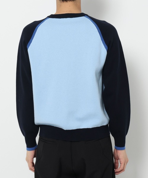 HARE（ハレ）の「ハイショクラインクルーネックカーディガン(HARE)（カーディガン/ボレロ・メンズ・ブラック/ブルー・SMALL/MEDIUM）」の10枚目の写真
