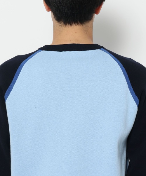 HARE（ハレ）の「ハイショクラインクルーネックカーディガン(HARE)（カーディガン/ボレロ・メンズ・ブラック/ブルー・SMALL/MEDIUM）」の12枚目の写真