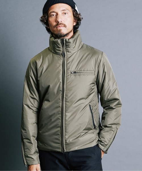 Magine（マージン）の「NYLON THINSULATE STAND RIDER JKT:ナイロン シンサレート スタンドライダー ジャケット（ライダースジャケット・メンズ・ブラック/オリーブ/ネイビー・44/46/48）」の17枚目の写真