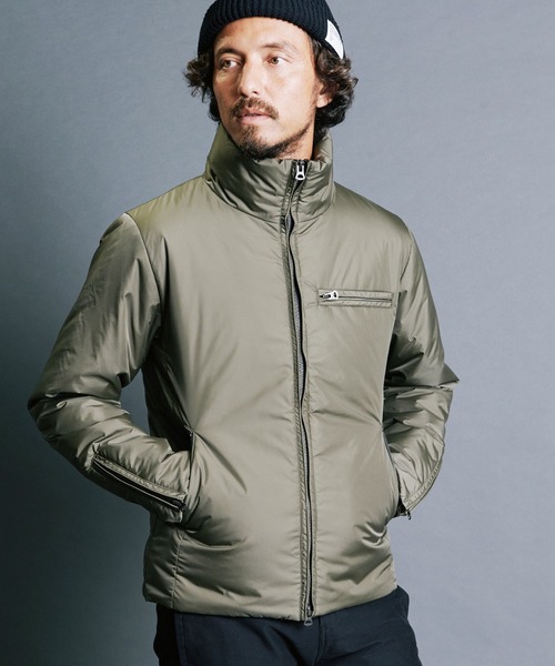 Magine（マージン）の「NYLON THINSULATE STAND RIDER JKT:ナイロン シンサレート スタンドライダー ジャケット（ライダースジャケット・メンズ・ブラック/オリーブ/ネイビー・44/46/48）」の19枚目の写真