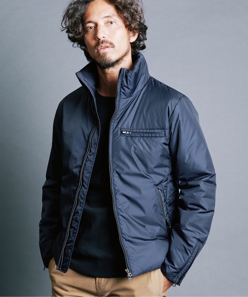 Magine（マージン）の「NYLON THINSULATE STAND RIDER JKT:ナイロン シンサレート スタンドライダー ジャケット（ライダースジャケット・メンズ・ブラック/オリーブ/ネイビー・44/46/48）」の22枚目の写真