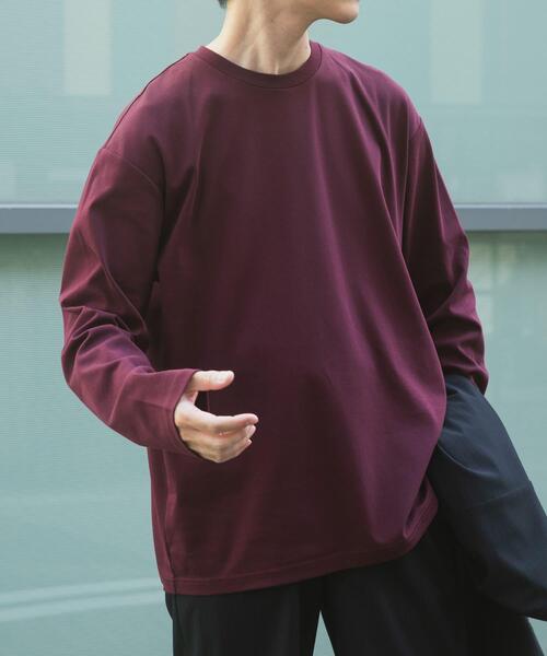 セール】シルケットコットンロングスリーブカットソー（Tシャツ