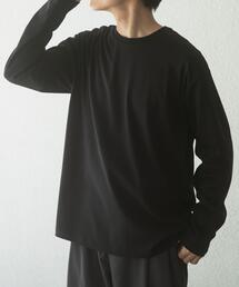 シルケットコットンロングスリーブカットソー
