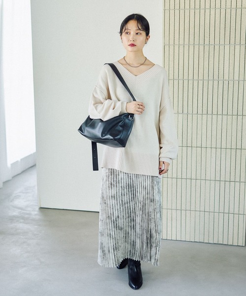 LEPSIM（レプシィム）の「アソートプリーツスカート　579699（スカート・レディース・ブラック/アイボリー/チャコールグレー・FREE）」の11枚目の写真