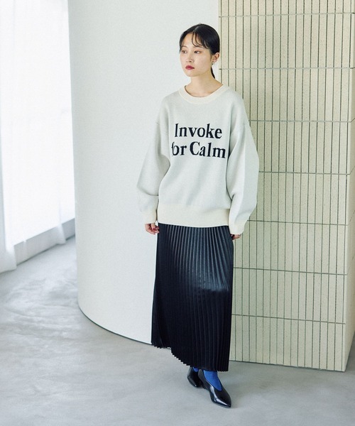 LEPSIM（レプシィム）の「アソートプリーツスカート　579699（スカート・レディース・ブラック/アイボリー/チャコールグレー・FREE）」の18枚目の写真