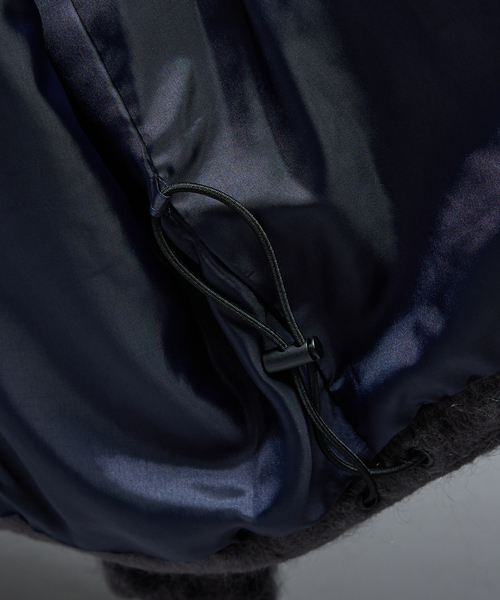 ABAHOUSE（アバハウス）の「ウール×モヘア シャギー スタンドカラー