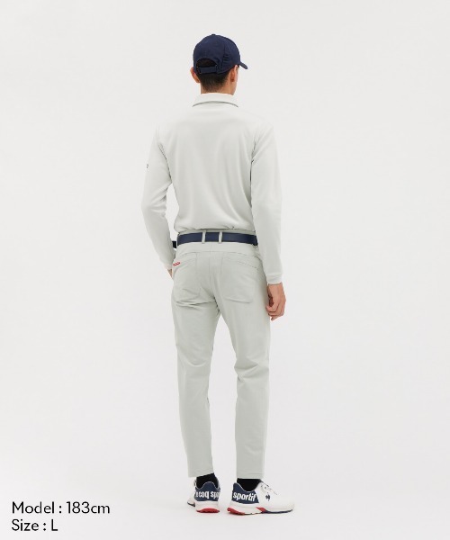 le coq sportif GOLF(ルコックスポルティフゴルフ)の「【le coq sportif GOLF】ヒートナビ吸汗/ストレッチ/UVカット/保温長袖シャツ ゴルフウェア(ポロシャツ・メンズ・ブルー/グレー/ホワイト/ネイビー・M/L/XL/3L)」の7枚目の写真