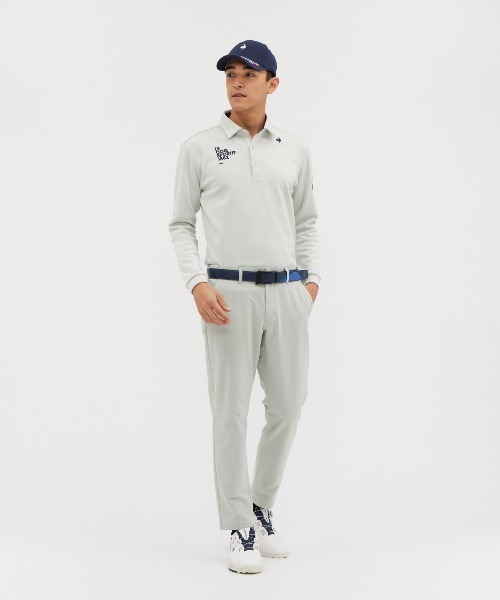le coq sportif GOLF(ルコックスポルティフゴルフ)の「【le coq sportif GOLF】ヒートナビ吸汗/ストレッチ/UVカット/保温長袖シャツ ゴルフウェア(ポロシャツ・メンズ・ブルー/グレー/ホワイト/ネイビー・M/L/XL/3L)」の8枚目の写真