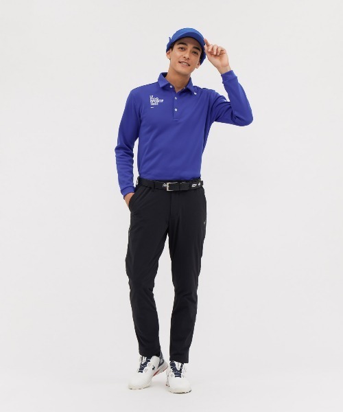 le coq sportif GOLF(ルコックスポルティフゴルフ)の「【le coq sportif GOLF】ヒートナビ吸汗/ストレッチ/UVカット/保温長袖シャツ ゴルフウェア(ポロシャツ・メンズ・ブルー/グレー/ホワイト/ネイビー・M/L/XL/3L)」の13枚目の写真