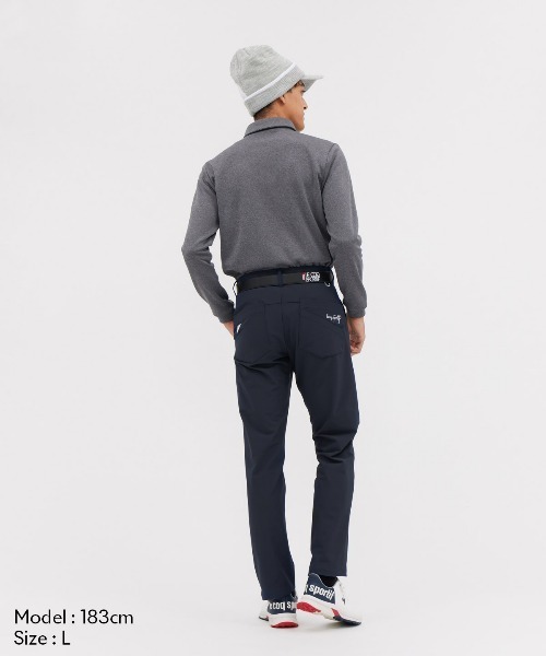 le coq sportif GOLF(ルコックスポルティフゴルフ)の「【le coq sportif GOLF】ヒートナビ吸汗/ストレッチ/UVカット/保温長袖シャツ ゴルフウェア(ポロシャツ・メンズ・ブルー/グレー/ホワイト/ネイビー・M/L/XL/3L)」の17枚目の写真