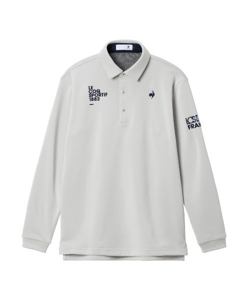 le coq sportif GOLF(ルコックスポルティフゴルフ)の「【le coq sportif GOLF】ヒートナビ吸汗/ストレッチ/UVカット/保温長袖シャツ ゴルフウェア(ポロシャツ・メンズ・ブルー/グレー/ホワイト/ネイビー・M/L/XL/3L)」の20枚目の写真