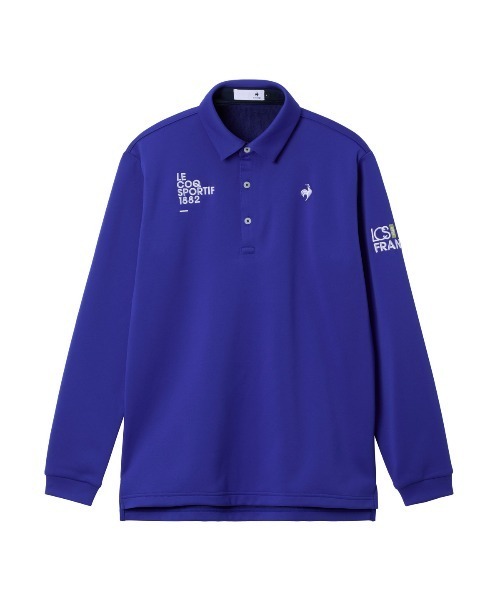 le coq sportif GOLF(ルコックスポルティフゴルフ)の「【le coq sportif GOLF】ヒートナビ吸汗/ストレッチ/UVカット/保温長袖シャツ ゴルフウェア(ポロシャツ・メンズ・ブルー/グレー/ホワイト/ネイビー・M/L/XL/3L)」の22枚目の写真