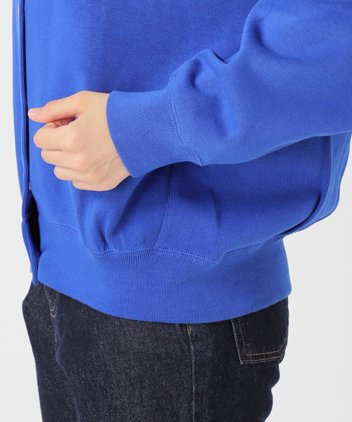 SLOBE IENA（スローブイエナ）の「《WEB限定/追加2》ダブルフェイスジャージースナップカーディガン（カーディガン/ボレロ・レディース・カーキ/ブラック/ブルー系その他・FREE）」の19枚目の写真