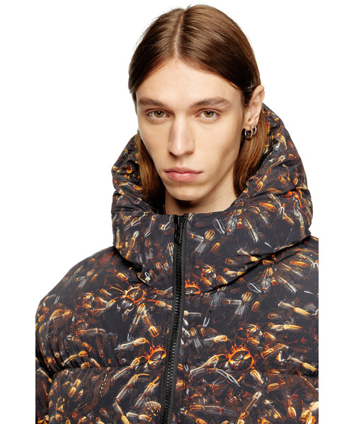 DIESEL（ディーゼル）の「メンズ パファージャケット W-SPIDER（ブルゾン・メンズ・ブラック系その他・48/46/50/52/54/44）」の3枚目の写真