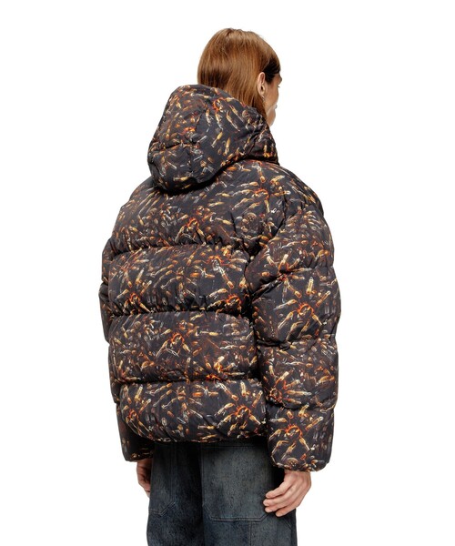 メンズ パファージャケット W-SPIDER（ブルゾン）｜DIESEL（ディーゼル