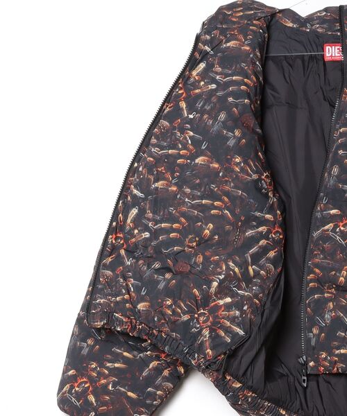 DIESEL（ディーゼル）の「メンズ パファージャケット W-SPIDER（ブルゾン・メンズ・ブラック系その他・48/46/50/52/54/44）」の7枚目の写真