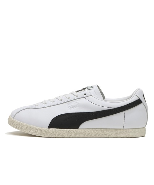 ちか様 Man ブラック レッド ドット レザー スニーカー