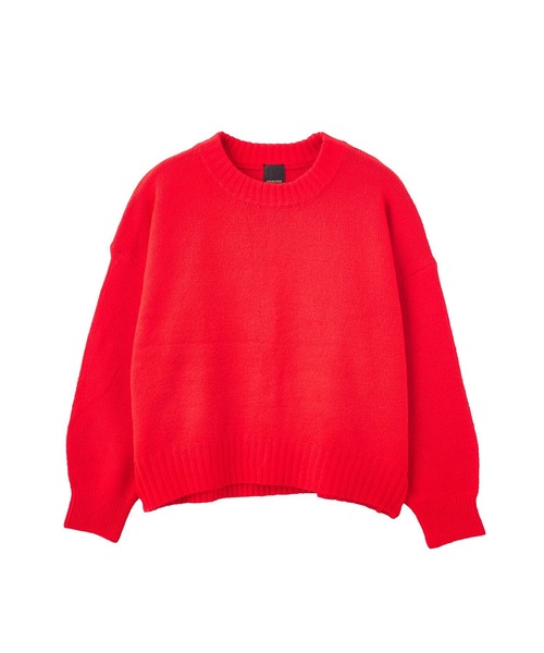 ROSE BUD(ローズバッド)の「【WEB・一部店舗限定】BASIC CREW NECK KNIT(ニット/セーター・レディース・ブラウン/レッド/オフホワイト/ブルー・ONE SIZE)」の9枚目の写真