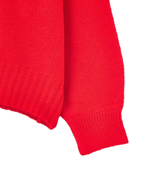 ROSE BUD(ローズバッド)の「【WEB・一部店舗限定】BASIC CREW NECK KNIT(ニット/セーター・レディース・ブラウン/レッド/オフホワイト/ブルー・ONE SIZE)」の6枚目の写真