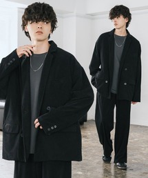 Rocky Monroe(ロッキーモンロー)のコーデュロイセットアップ ダブルテーラードジャケット&イージーワイドパンツ(セットアップ)