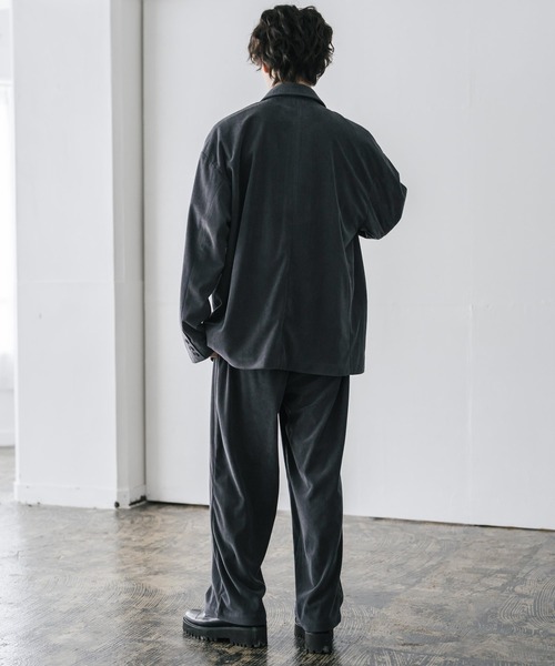 コーデュロイセットアップ ダブルテーラードジャケット＆イージー