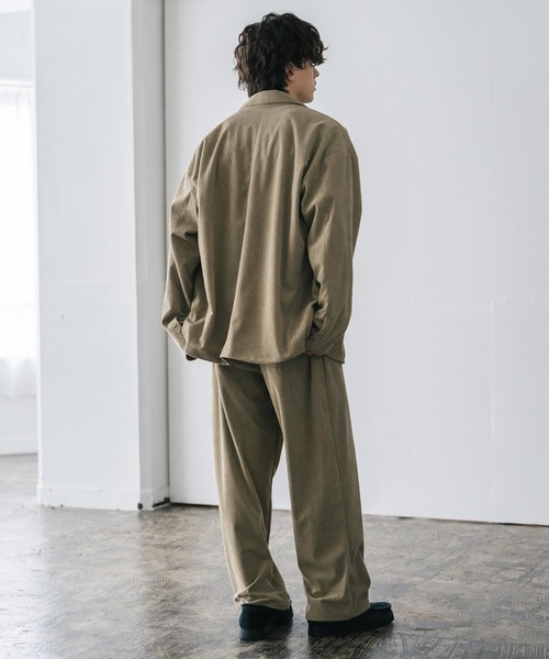 コーデュロイセットアップ ダブルテーラードジャケット＆イージー