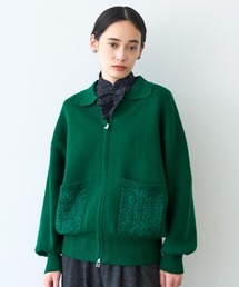 MEDE19F（メデジュウキュウ）の「ＭＥＤＥ１９Ｆ　コットンブレンドニットジャケット（ブルゾン）」