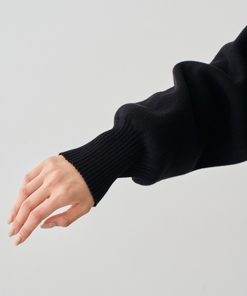 MEDE19F(メデジュウキュウ)の「MEDE19F コットンブレンドニットジャケット(ブルゾン・レディース・ブラック/グリーン・M/L/LL)」の17枚目の写真