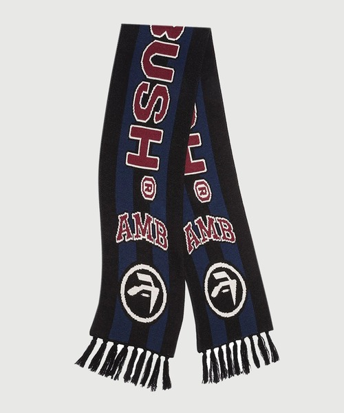 AMBUSH(アンブッシュ)の「【AMBUSH/アンブッシュ】SOCCER SCARF(マフラー・メンズ・レッド/ネイビー・FREE)」の3枚目の写真
