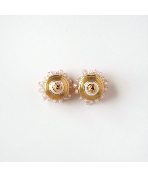 tone(トーン)の「【colore】ふんわりビーズの一粒ピアス(MA)(ピアス(両耳用)・レディース・ピンク・FREE)」の5枚目の写真