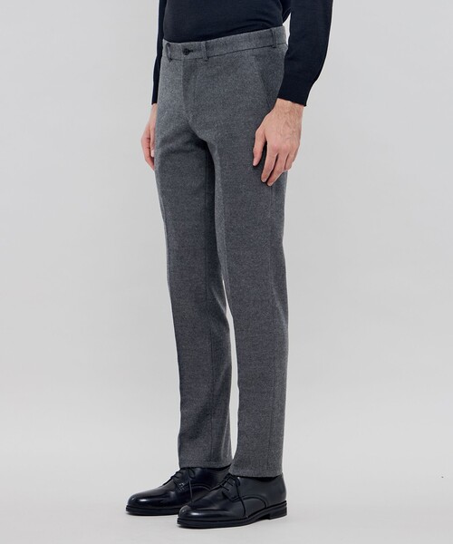 MACKINTOSH LONDON（マッキントッシュ ロンドン）の「【WEB・一部店舗限定】【FLEX JERSEY】ウールメルトンジャージーセットアップパンツ（スラックス・メンズ・ネイビー/グレー系その他2・94/90/86/78/82）」の6枚目の写真