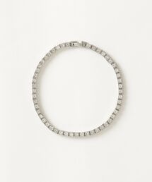 BEATJIVE（ビートジャイブ）の「CZダイヤ 3mm 4mm テニス チェーン ブレスレット シルバー（ブレスレット）」