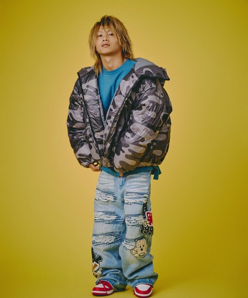 GALFY(ガルフィー)の「GALFY-パフパフ泥棒ジャケット(ブルゾン・メンズ・パープル/グレー/ブラック・L/XL)」の21枚目の写真