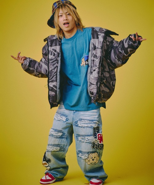GALFY(ガルフィー)の「GALFY-パフパフ泥棒ジャケット(ブルゾン・メンズ・パープル/グレー/ブラック・L/XL)」の22枚目の写真