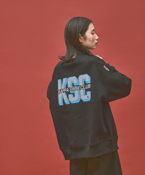 Kappa(カッパ)の「≪Kappa×and ST ウェルネスクラブ≫Swim Clubデザインスウェット (ユニセックス)(スウェット・レディース・ブラック/ホワイト・LARGE/SMALL/MEDIUM)」の17枚目の写真