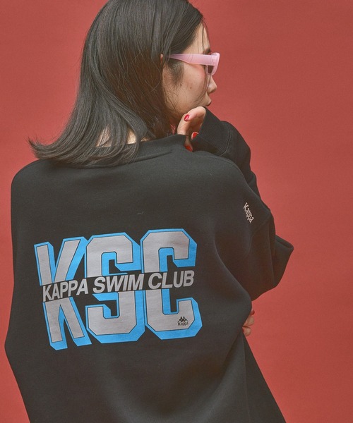 Kappa(カッパ)の「≪Kappa×and ST ウェルネスクラブ≫Swim Clubデザインスウェット (ユニセックス)(スウェット・レディース・ブラック/ホワイト・LARGE/SMALL/MEDIUM)」の20枚目の写真