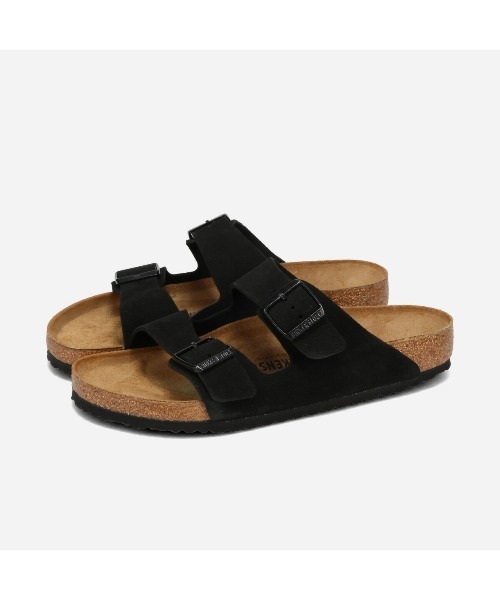 BIRKENSTOCK(ビルケンシュトック)の「BIRKENSTOCK ARIZONA SUEDE LEATHER -REGULAR- / ビルケンシュトック アリゾナ スエードレザー レギュラーフィット / 1027152(サンダル・メンズ・ブラック・43/44)」の1枚目の写真