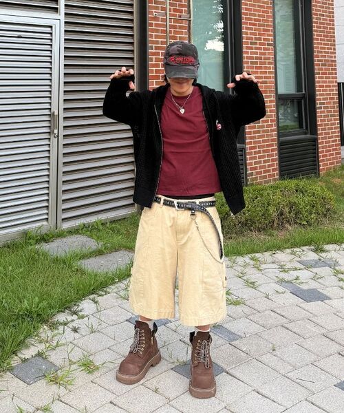 DNSR(ディーエヌエスアール)の「クロップロングスリーブバーガンディ(Tシャツ/カットソー・メンズ・その他・MEDIUM/LARGE/X-LARGE)」の3枚目の写真