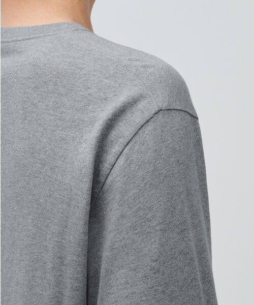 MUSINSA STANDARD（ムシンサスタンダード）の「ベーシック長袖Tシャツ [メランジグレー]（Tシャツ/カットソー・メンズ・その他・MEDIUM/LARGE/X-LARGE/XX-LARGE/XXX-LARGE/SMALL）」の5枚目の写真