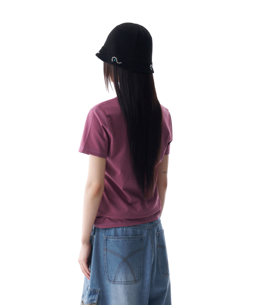 AAKAM(アーカム)の「Studded Sun Half Top (Vintage Pink)(Tシャツ/カットソー・レディース・その他・1/2)」の3枚目の写真
